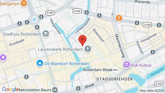Apartments for rent i Rotterdam Centrum - kort over placeringen