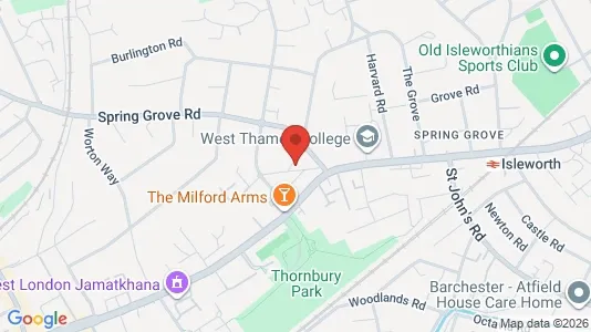 Apartments for rent i Isleworth - Middlesex - kort over placeringen