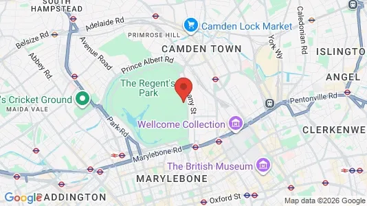 Rooms for rent i London NW1 - kort over placeringen