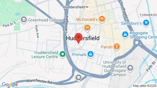 Apartments for rent i Huddersfield - West Yorkshire - kort over placeringen
