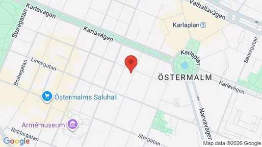 Apartments for rent i Östermalm - kort over placeringen