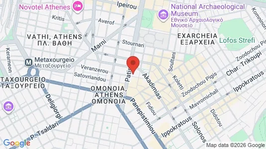 Apartments for rent i Athens Agios Nikolaos - kort over placeringen