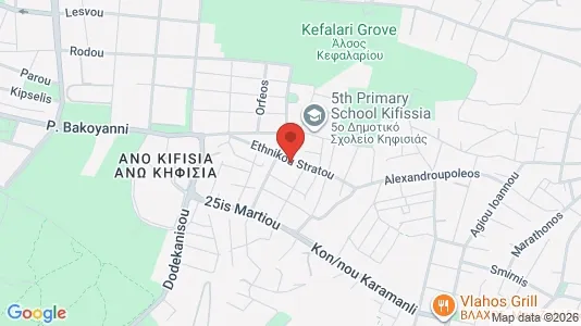 Apartments for rent i Kifisia - kort over placeringen