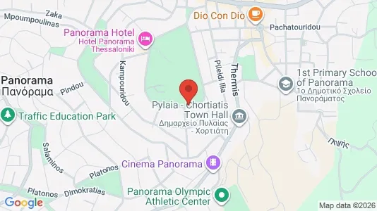 Apartments for rent i Pylaia-Chortiatis - kort over placeringen