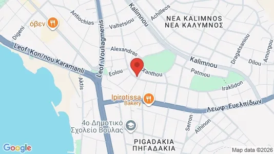 Apartments for rent i Glyfada - kort over placeringen