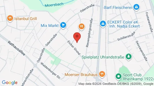 Apartments for rent i Wesel - kort over placeringen
