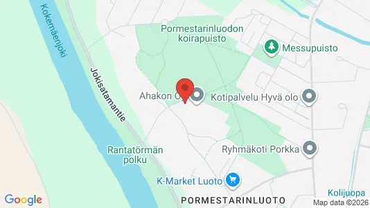 Apartments for rent i Pori - kort over placeringen