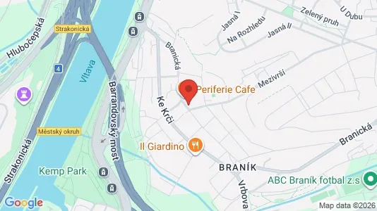 Apartments for rent i Prague 4 - kort over placeringen