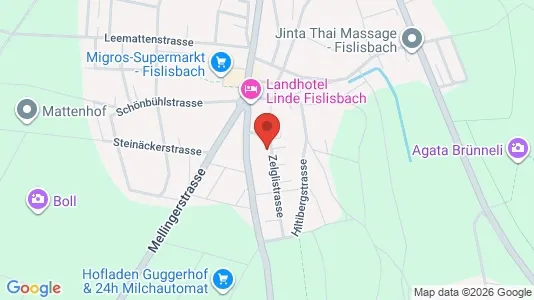 Apartments for rent i Baden - kort over placeringen