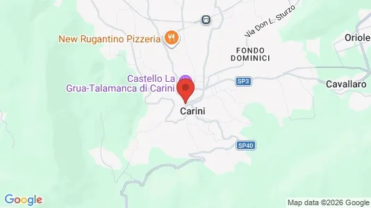 Apartments for rent i Carini - kort over placeringen