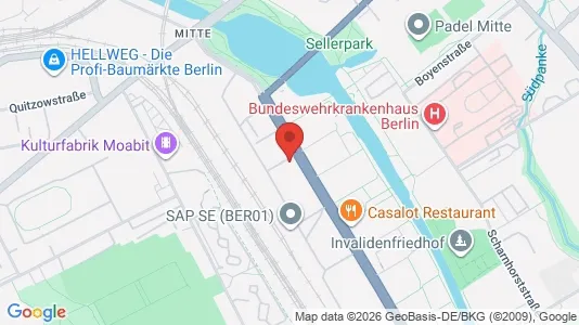 Apartments for rent i Berlin Mitte - kort over placeringen