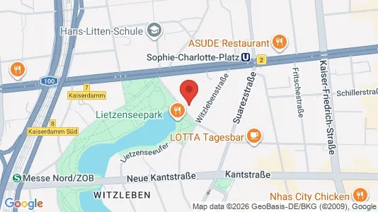 Apartments for rent i Berlin Charlottenburg-Wilmersdorf - kort over placeringen