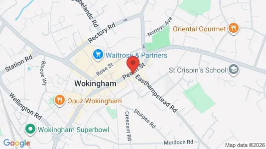 Apartments for rent i Wokingham - Berkshire - kort over placeringen