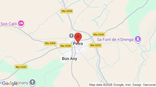Apartments for rent i Petra - kort over placeringen