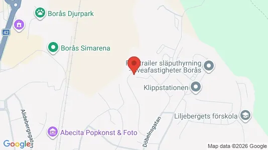 Apartments for rent i Borås - kort over placeringen