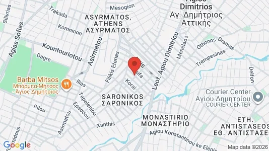 Apartments for rent i Agios Dimitrios - kort over placeringen