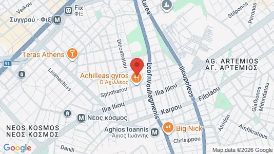 Apartments for rent i Athens Akropoli - kort over placeringen