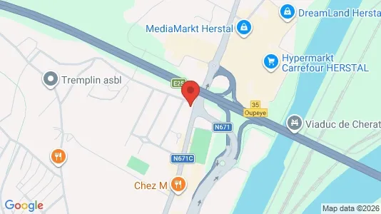 Apartments for rent i Herstal - kort over placeringen