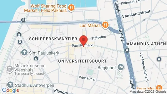 Apartments for rent i Stad Antwerp - kort over placeringen