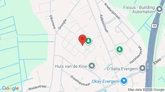 Apartments for rent i Evergem - kort over placeringen