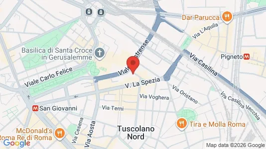 Apartments for rent i Roma Municipio VII – Appio-Latino/Tuscolano/Cinecittà - kort over placeringen