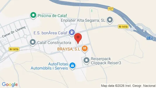 Apartments for rent i Calaf - kort over placeringen