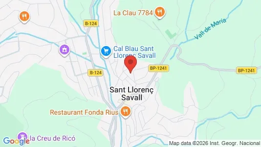 Apartments for rent i Sant Llorenç Savall - kort over placeringen