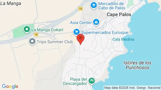 Apartments for rent i Cartagena - kort over placeringen