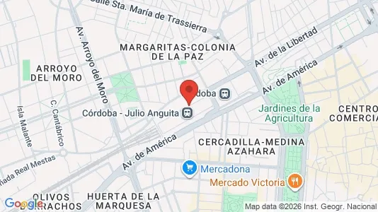 Apartments for rent i Córdoba - kort over placeringen