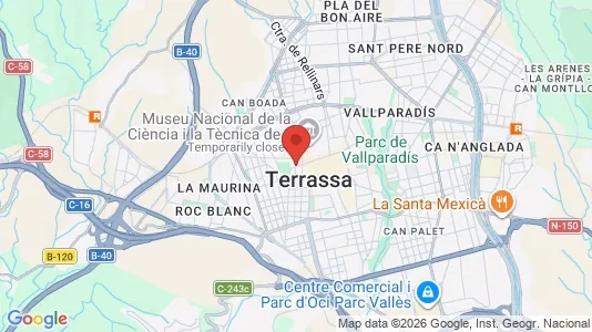 Houses for rent i Terrassa - kort over placeringen