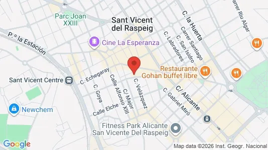Rooms for rent i San Vicente del Raspeig/Sant Vicent del Raspeig - kort over placeringen