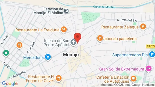 Apartments for rent i Montijo - kort over placeringen