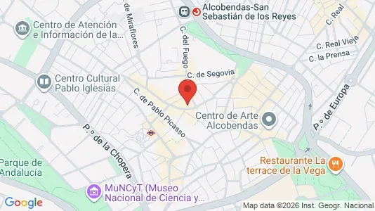 Apartments for rent i Alcobendas - kort over placeringen