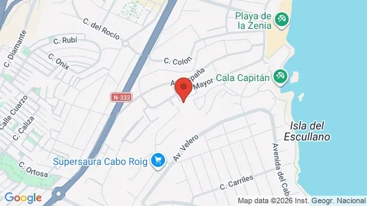Apartments for rent i Orihuela - kort over placeringen