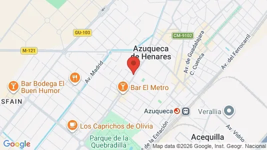 Apartments for rent i Azuqueca de Henares - kort over placeringen