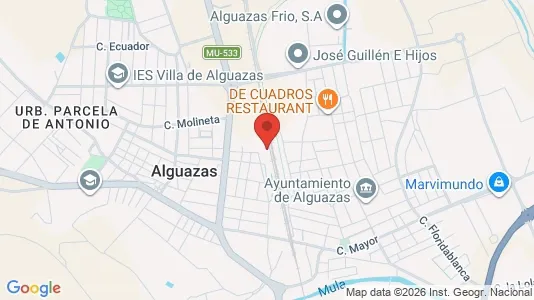 Apartments for rent i Alguazas - kort over placeringen