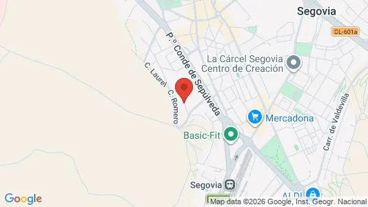 Rooms for rent i Segovia - kort over placeringen