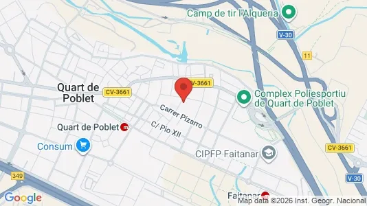 Apartments for rent i Aldaia - kort over placeringen