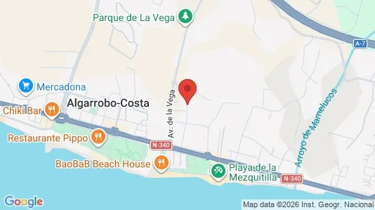 Apartments for rent i Algarrobo - kort over placeringen