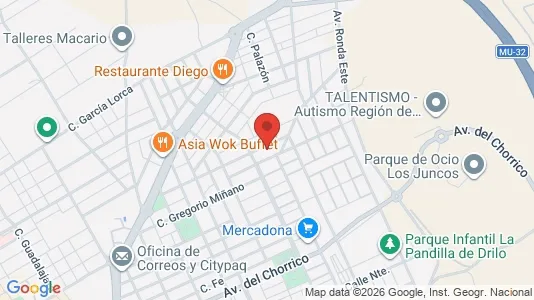 Rooms for rent i Molina de Segura - kort over placeringen