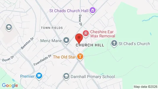 Apartments for rent i Winsford - Cheshire - kort over placeringen