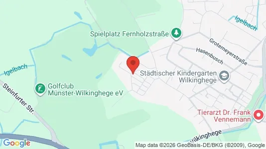 Apartments for rent i Münster - kort over placeringen