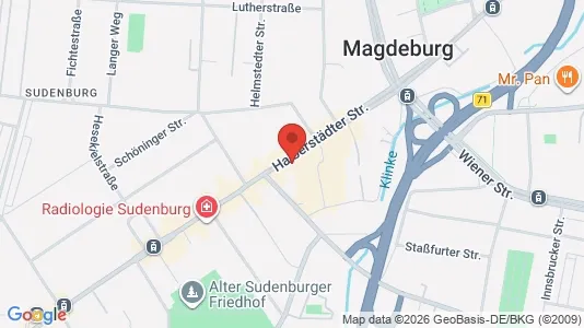Apartments for rent i Magdeburg - kort over placeringen
