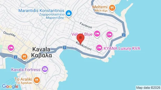 Apartments for rent i Kavala - kort over placeringen