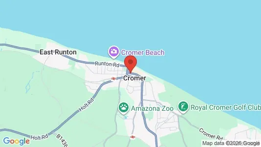 Apartments for rent i Cromer - Norfolk - kort over placeringen