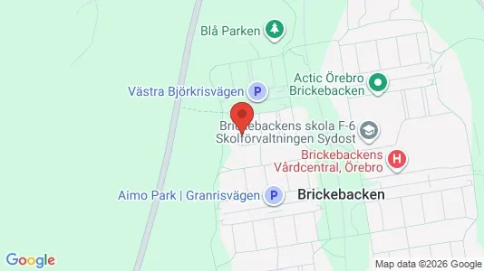 Apartments for rent i Örebro - kort over placeringen
