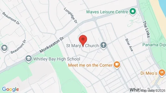 Houses for rent i Whitley Bay - Tyne and Wear - kort over placeringen