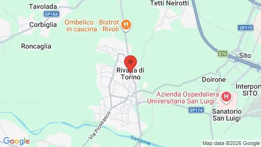Apartments for rent i Rivalta di Torino - kort over placeringen