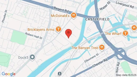 Apartments for rent i Salford - Lancashire - kort over placeringen