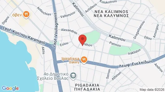 Apartments for rent i Glyfada - kort over placeringen